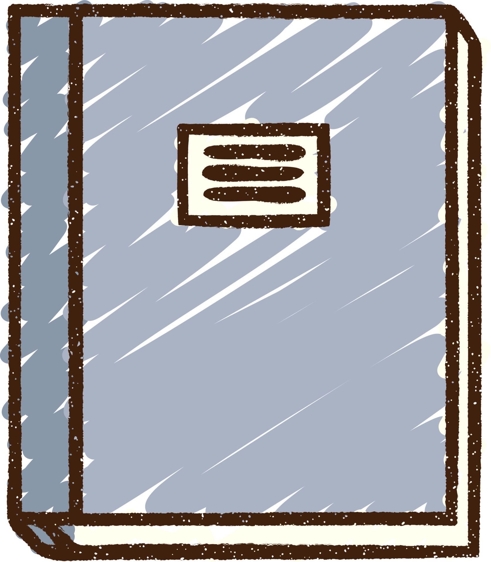 Exercise Book Chalk Drawing 12213141 Vector Art at Vecteezy