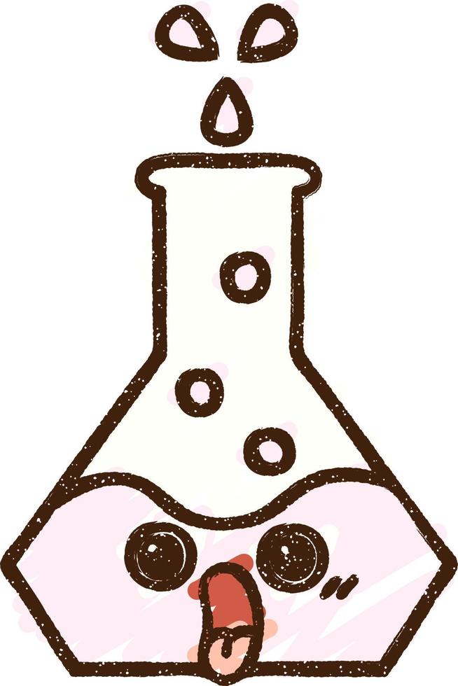 Potion Chalk Drawing vector