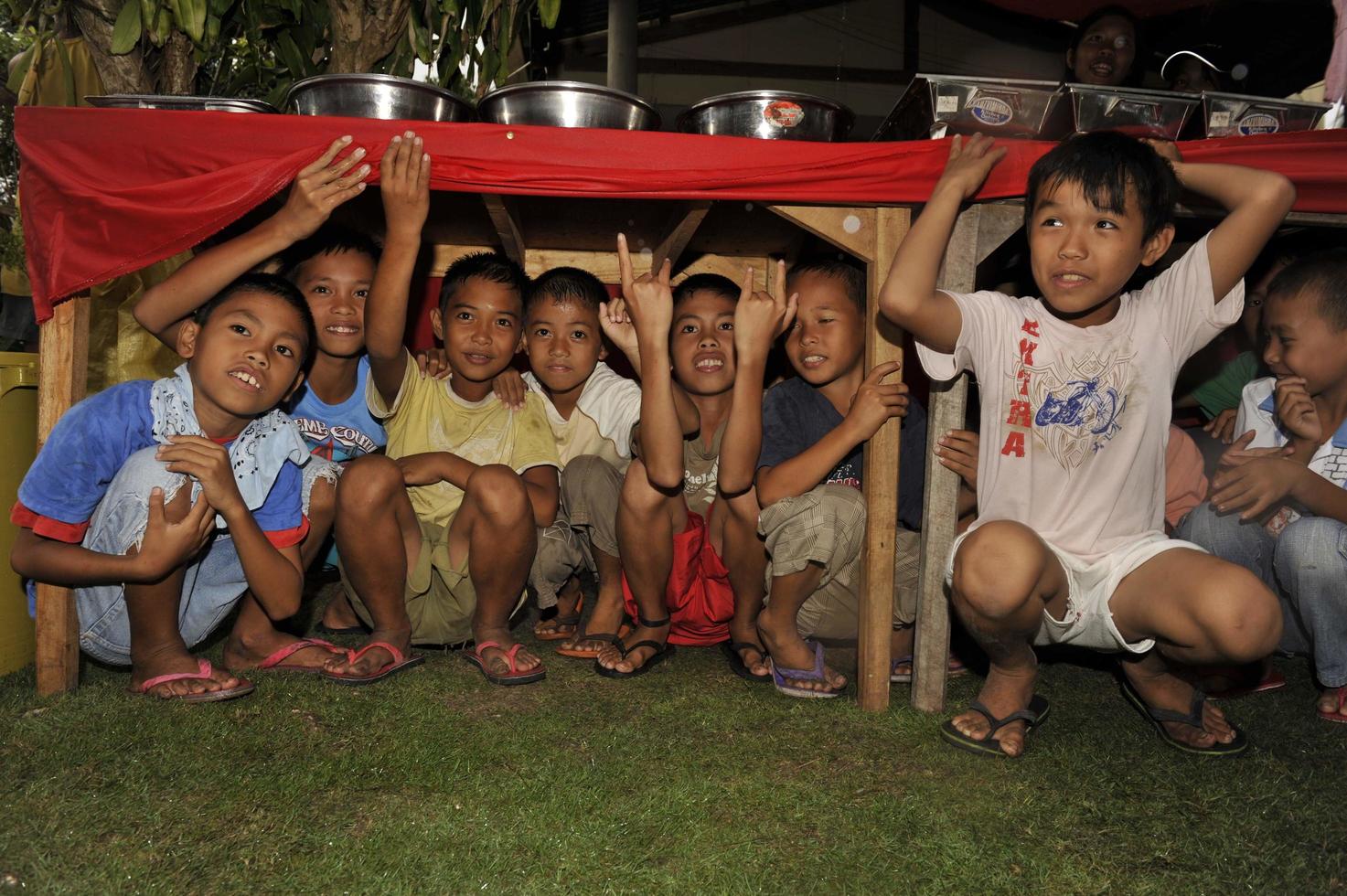 CEBU - PHILIPPINES - JANUARY,1 2013 - Annual orphan children party photo