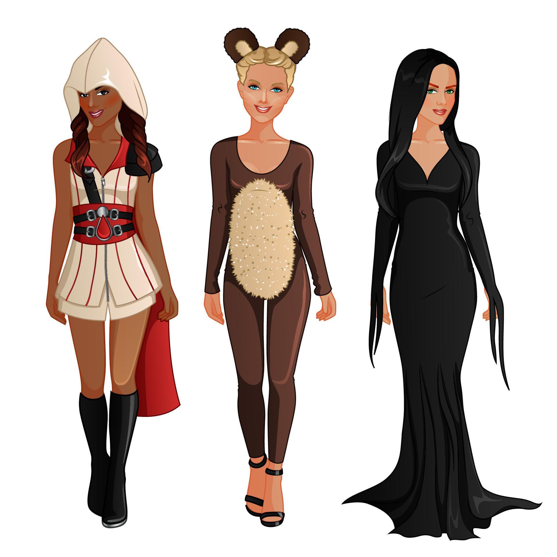 Halloween Costume Character Set 03. Vector Illustration 12213885 Vector
