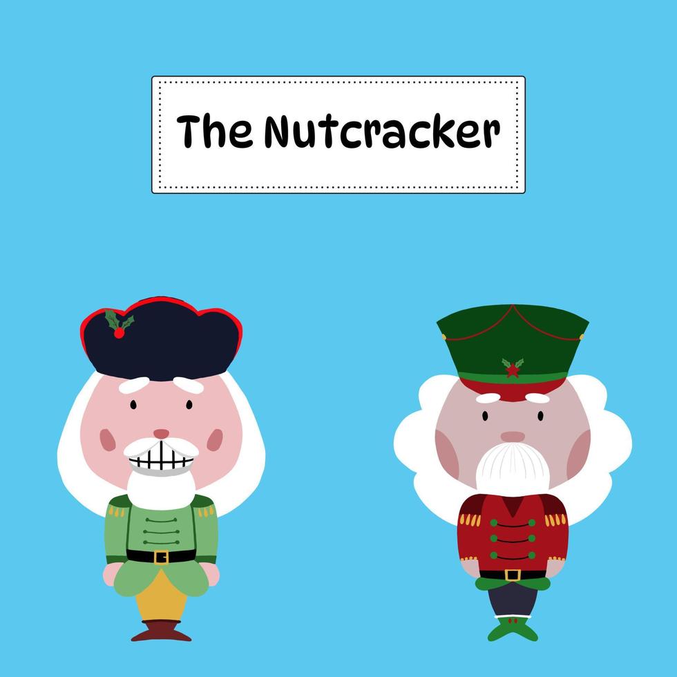 The Nutcracker Christmas vector