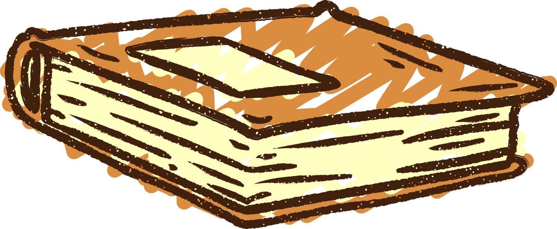 Book Chalk Drawing vector