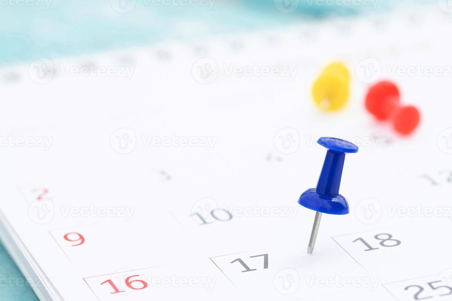 holiday calendar with work day photo