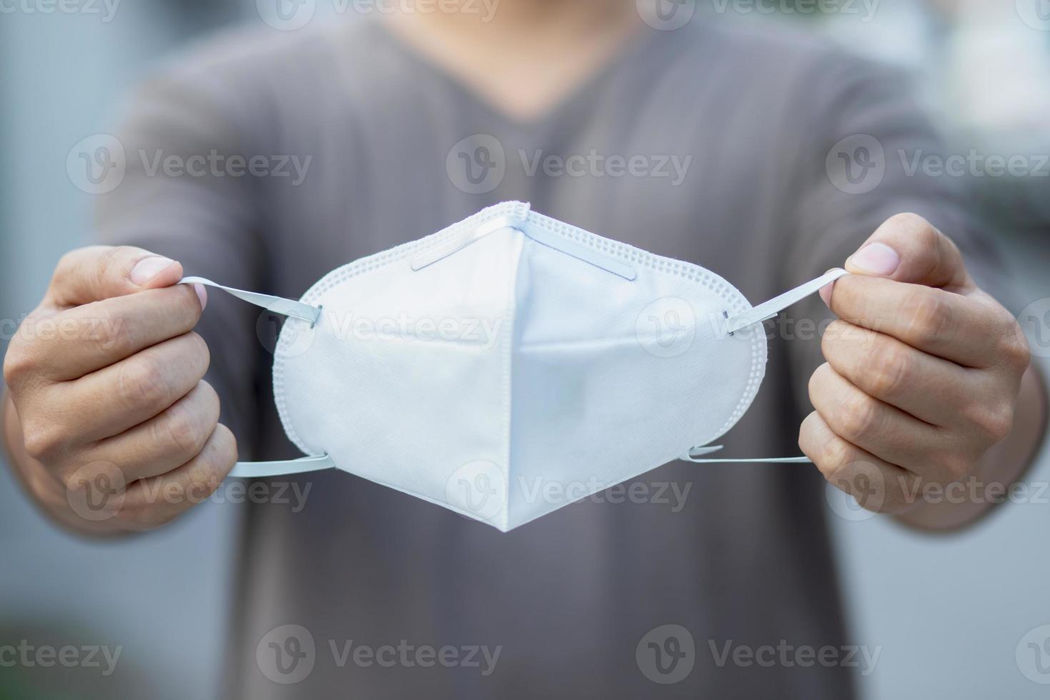 Masks to protect against COVID-19 and bacteria photo