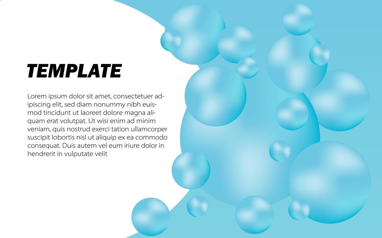 3d shape gradient mbackground design vector
