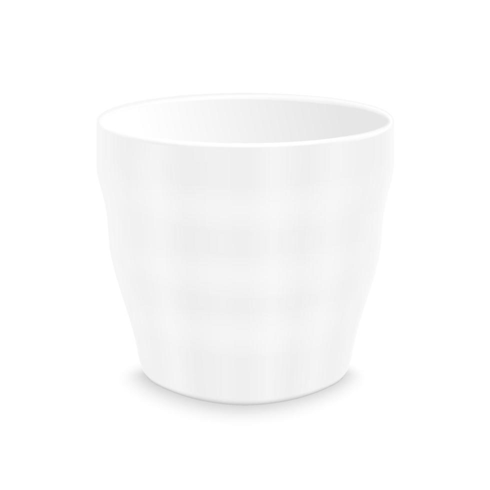 vector de taza de cerámica