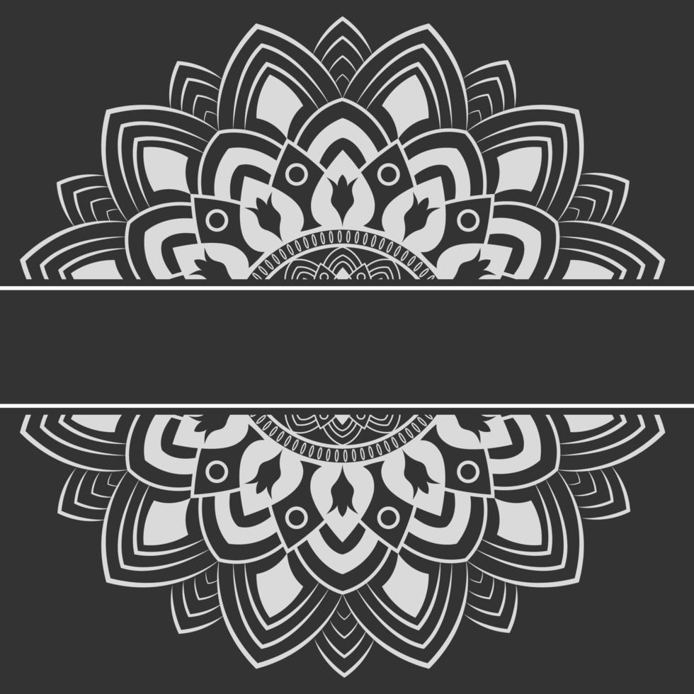Mandala pattern design vector