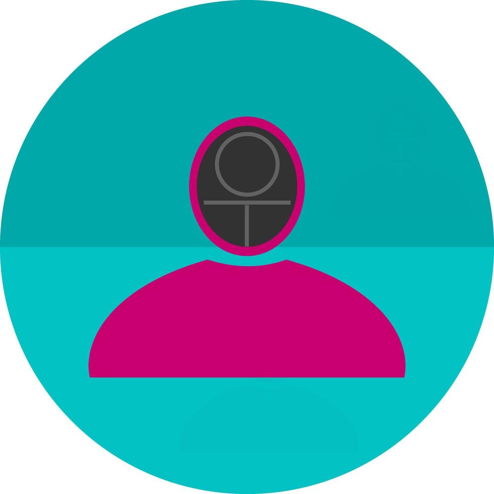 user icon with the nuances of a popular Korean film vector