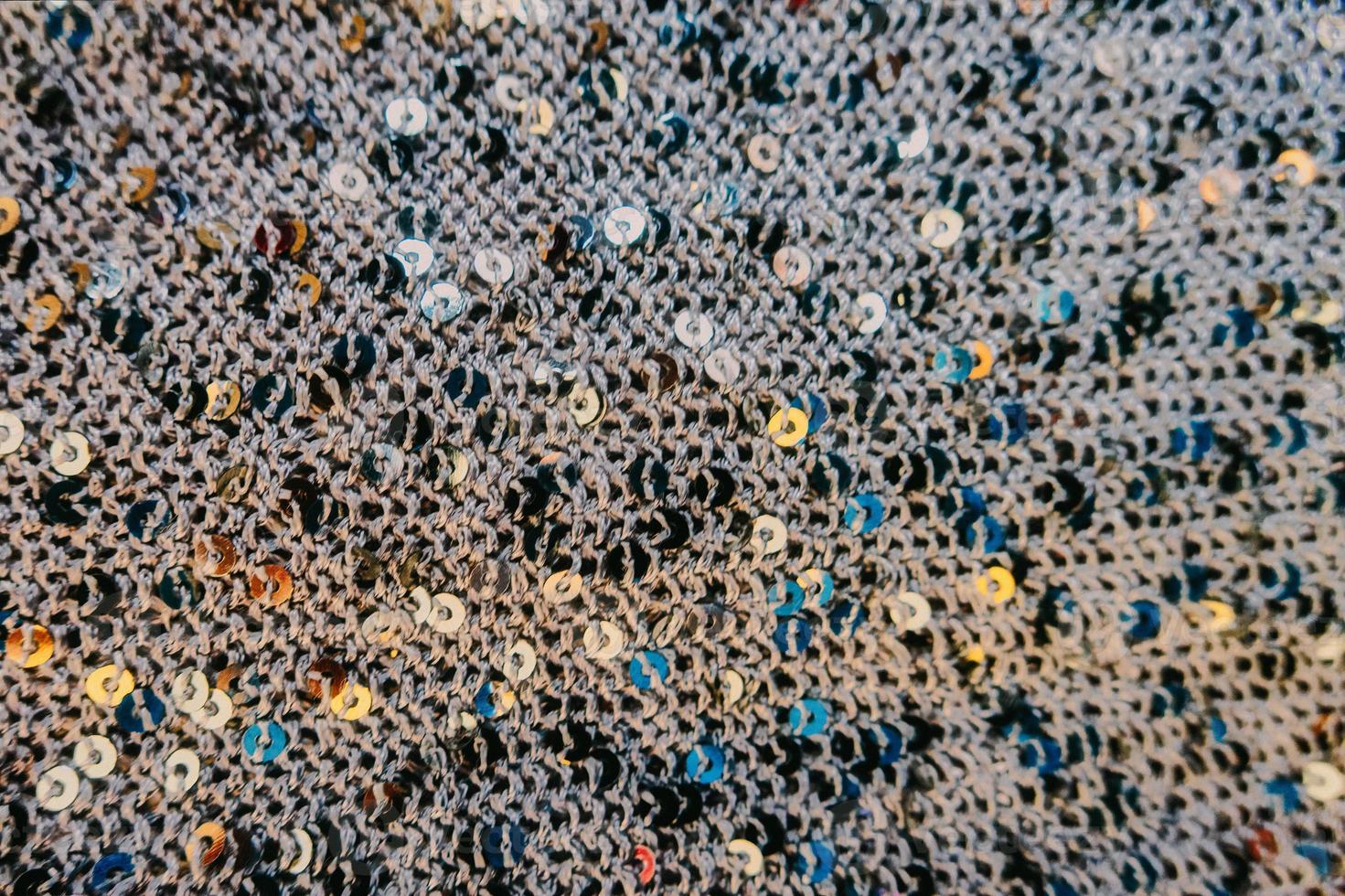 Background aesthetic texture with sequin glitte photo