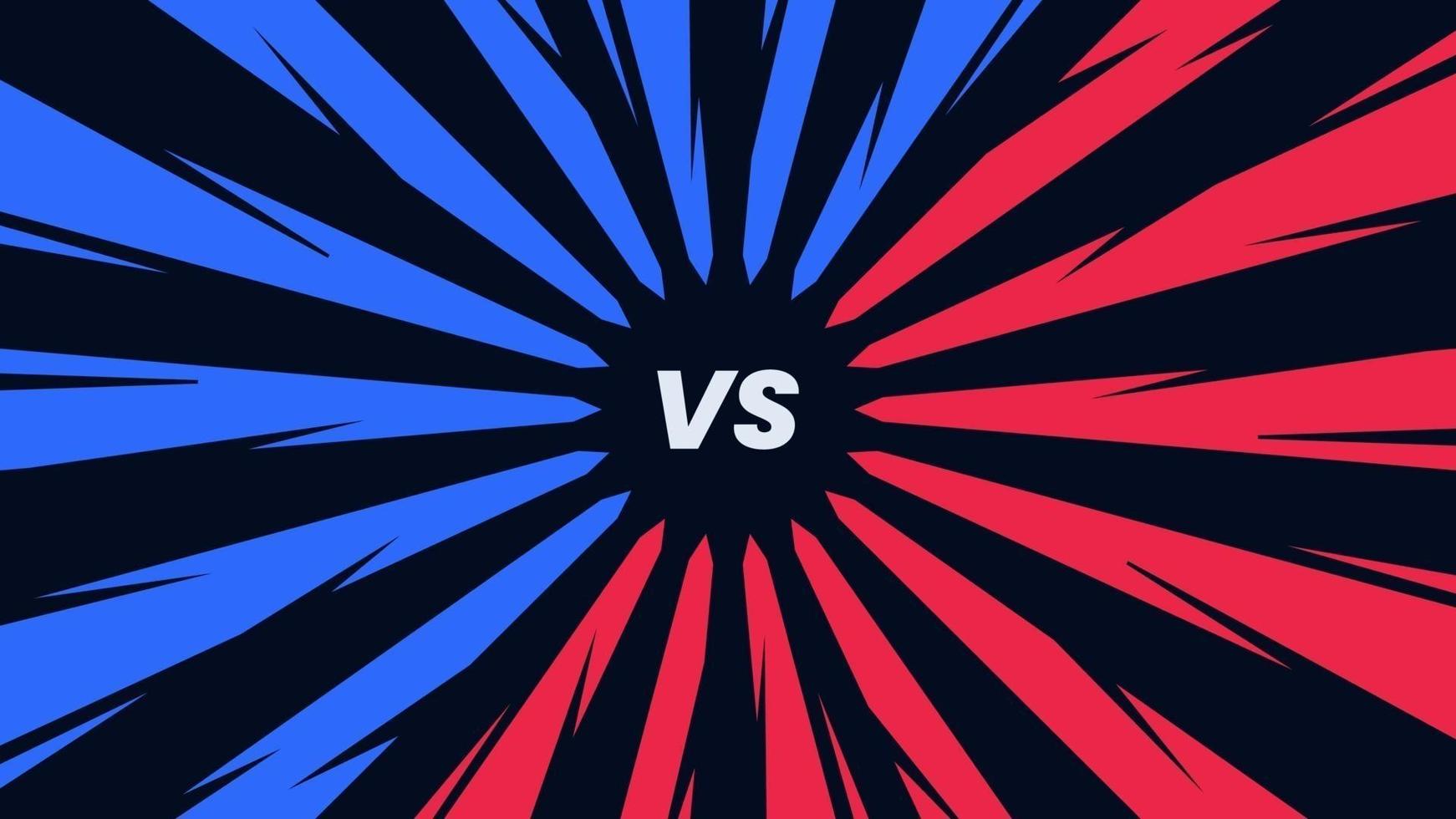 Versus template background vector