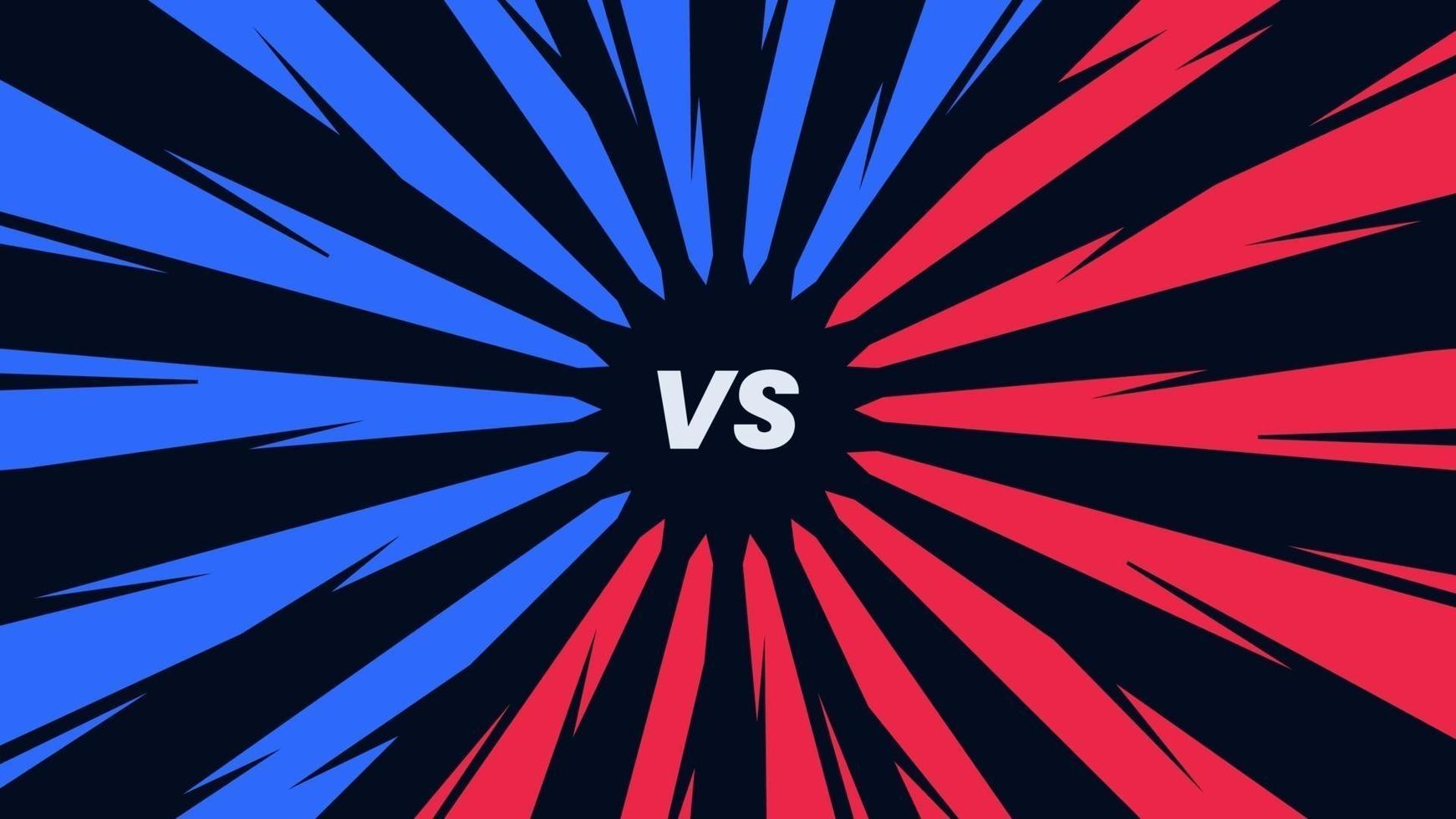 Versus template background vector