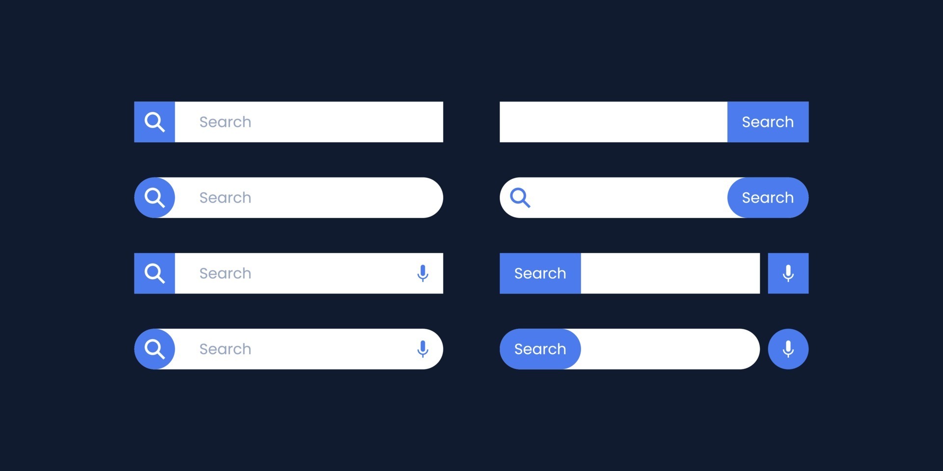 Search bar template design 12216765 Vector Art at Vecteezy
