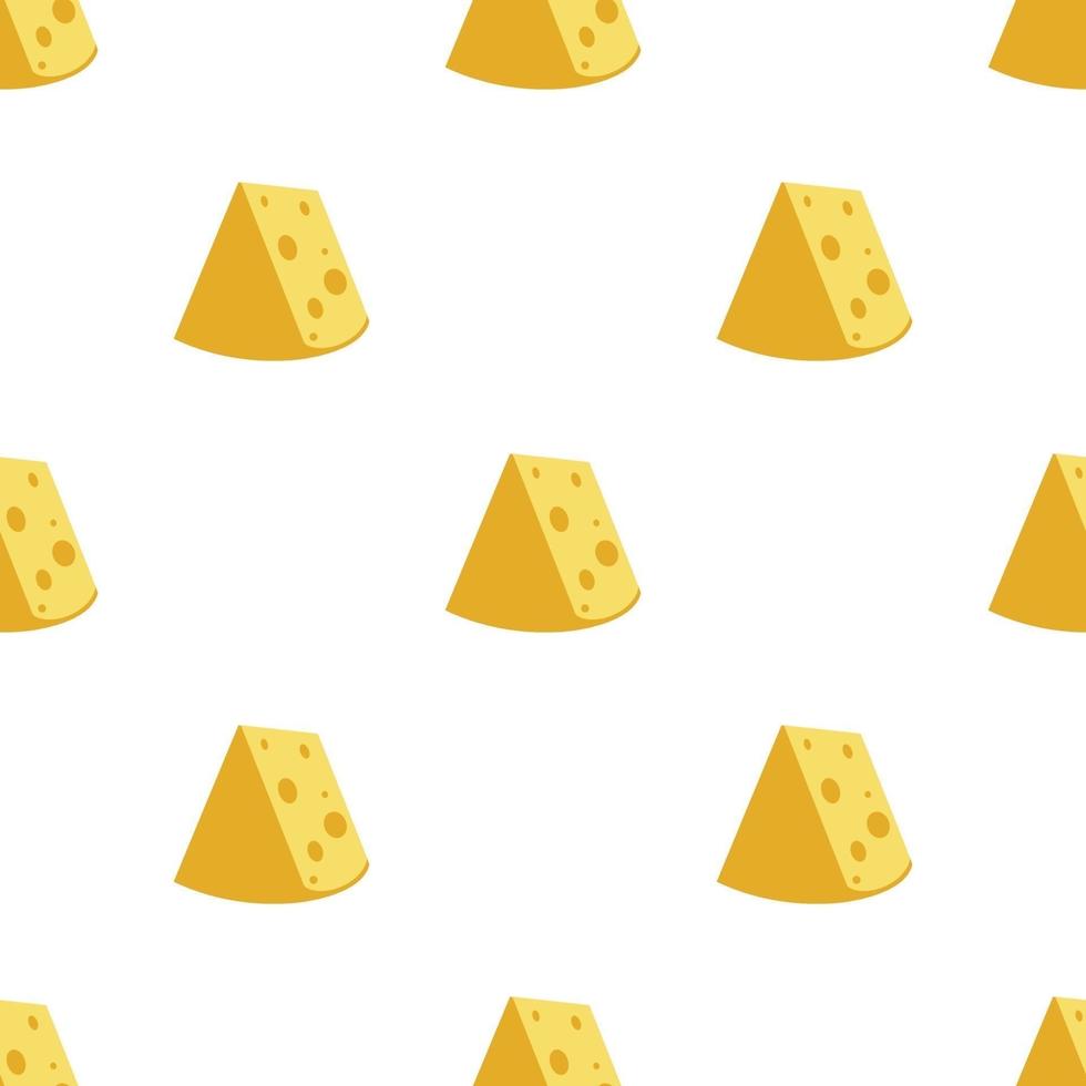 cheese seamless pattern vector