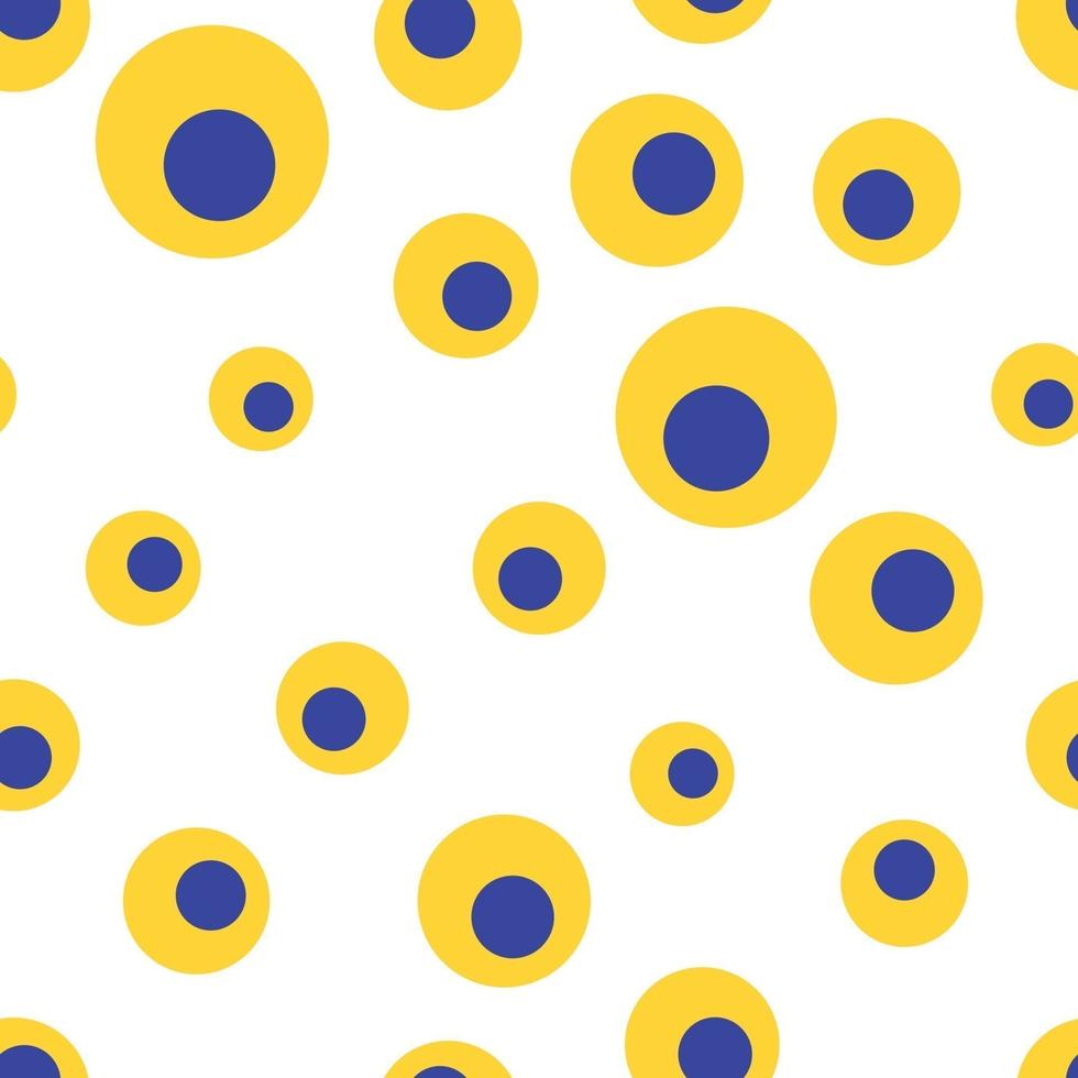 seamless pattern with circles vector