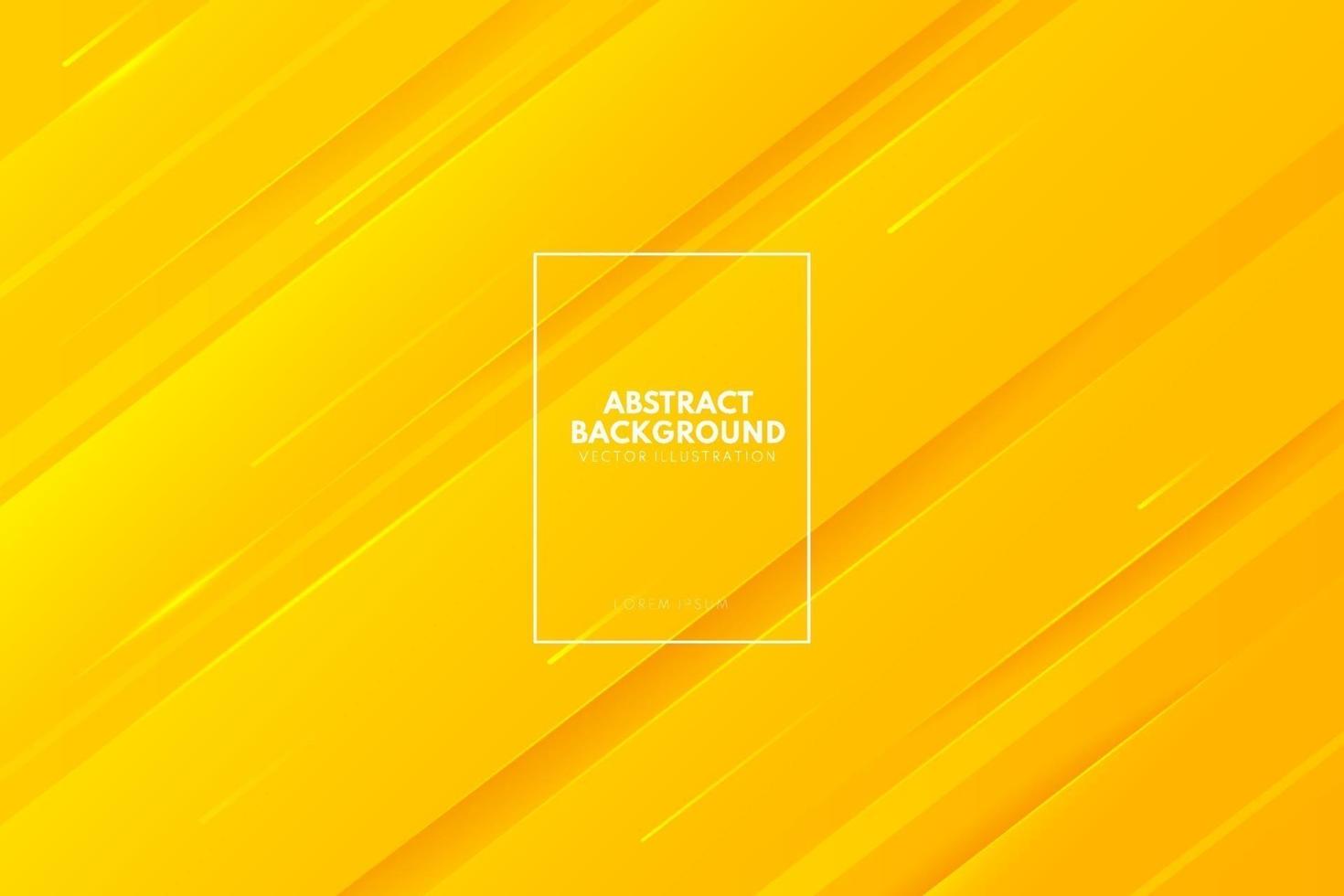 Abstract bright yellow-orange striped diagonal speed lines on beautiful gradient background. You can use for cover brochure template, poster, banner web, flyer, print ad, etc. Vector illustration