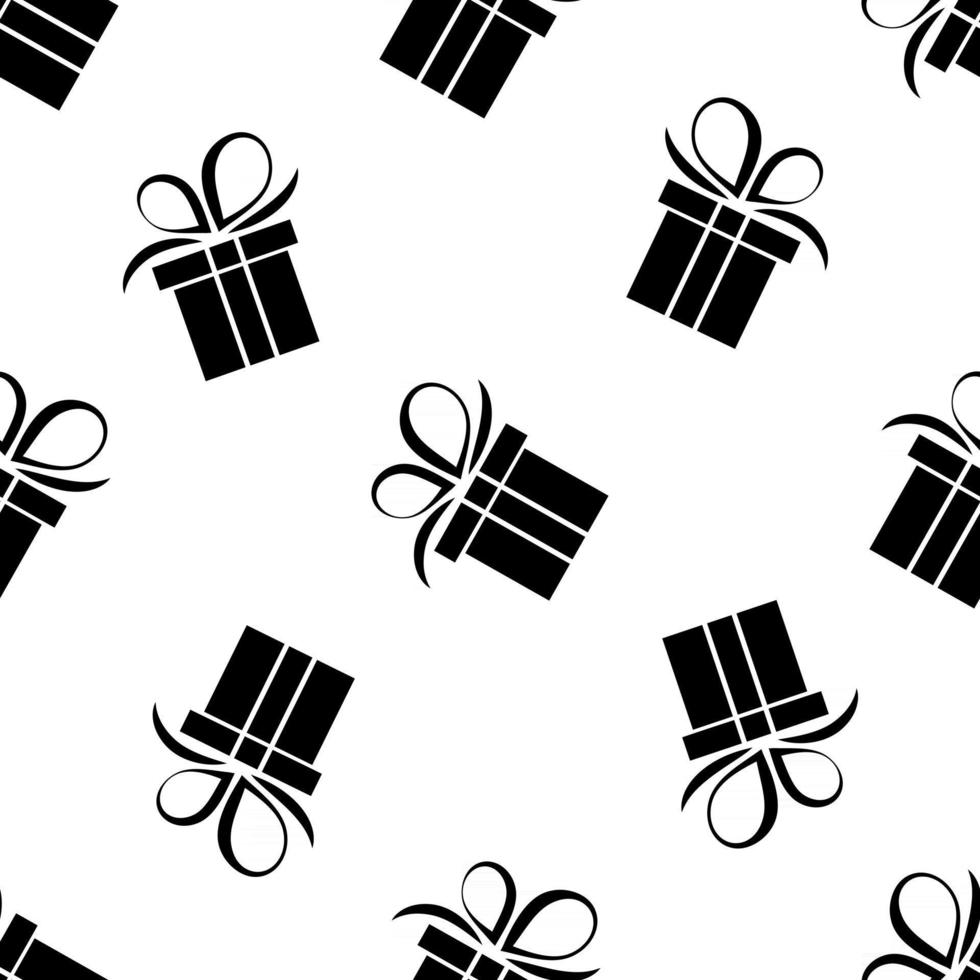 Christmas Gift boxes pattern vector