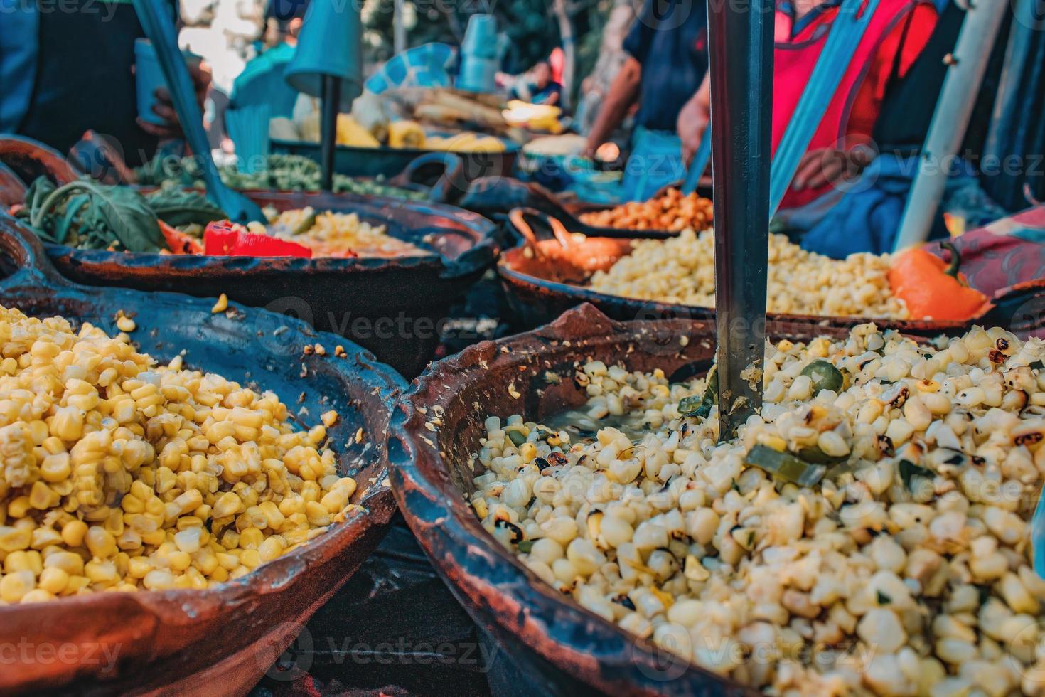 Esquites mexican food Queretaro Mexico with copy space photo
