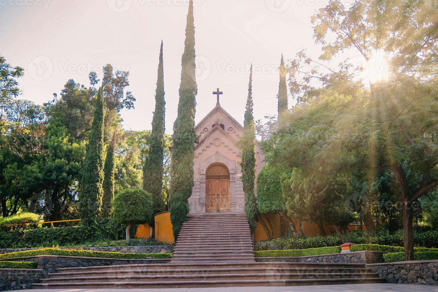 Church on Cerro de las Campanas in Queretaro, Mexico photo