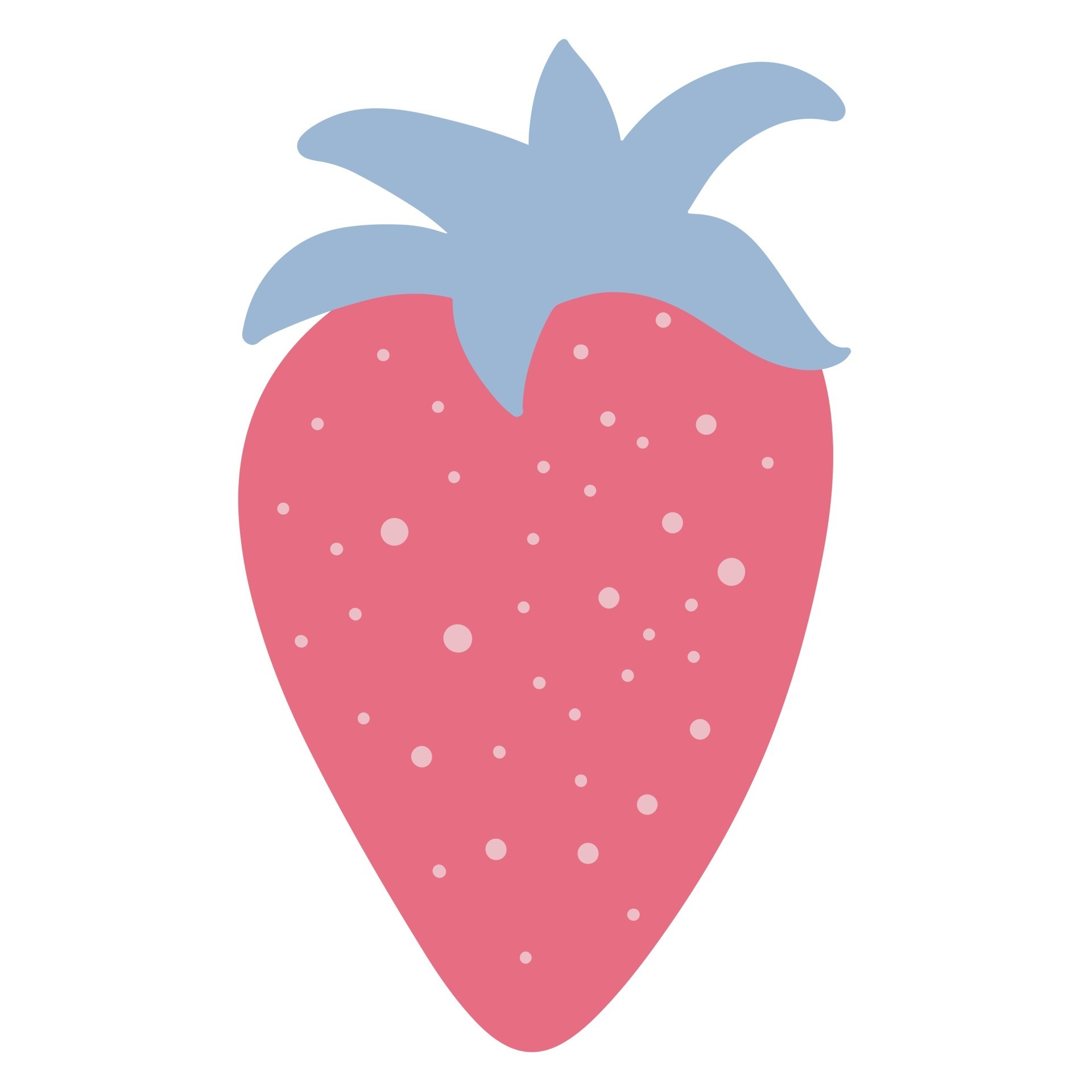 Strawberry. Vector illustration, flat style. 12217730 Vector Art at