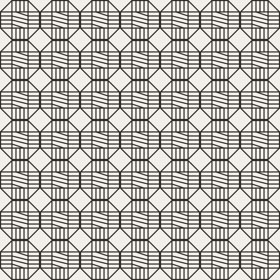 traditional korean seamless pattern with hexagonal shape vector illustration