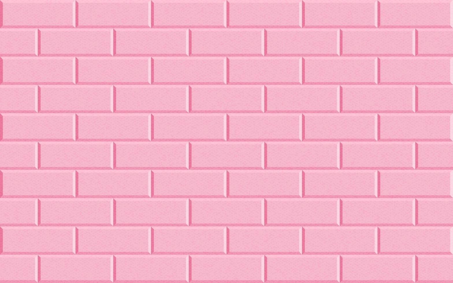 Pink brick wall background. Abstract geometric seamless pattern design. Vector illustration. Eps10