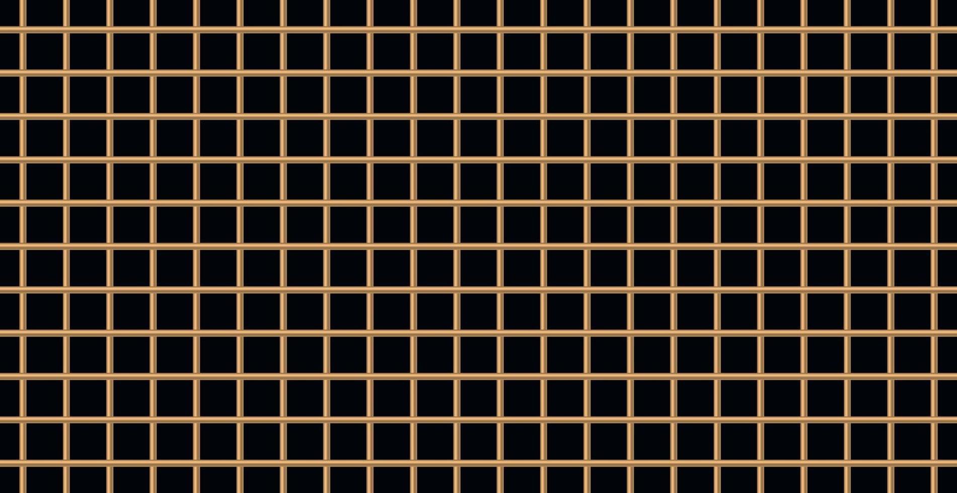 Modern geometric luxury web card template for business or presentation with golden lines on black background - Vector