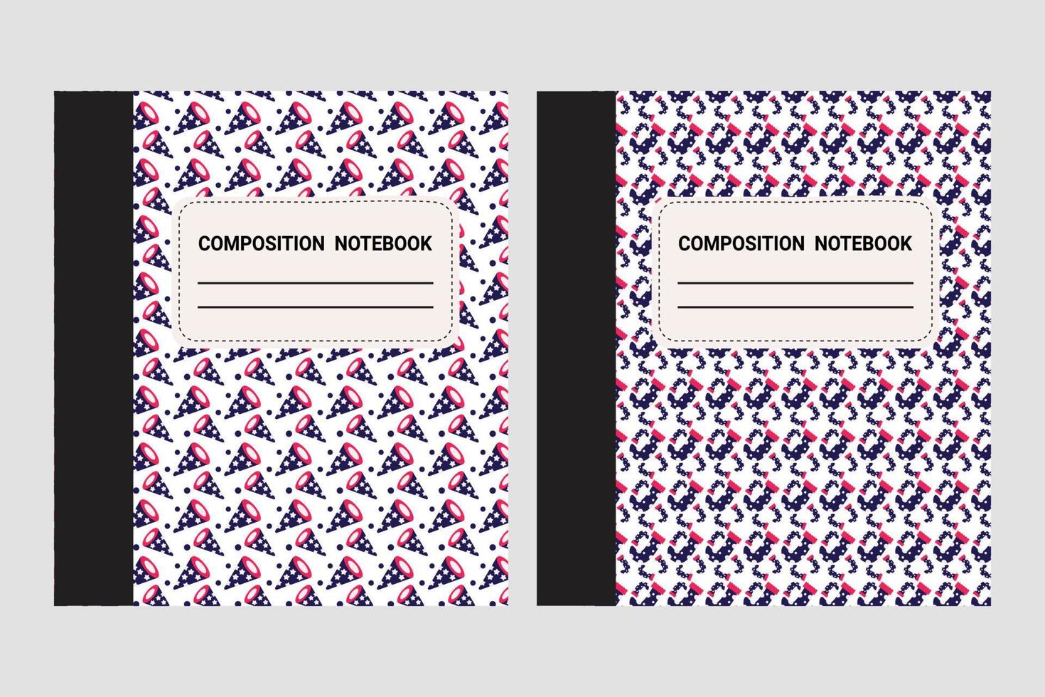 Christmas composition book vector