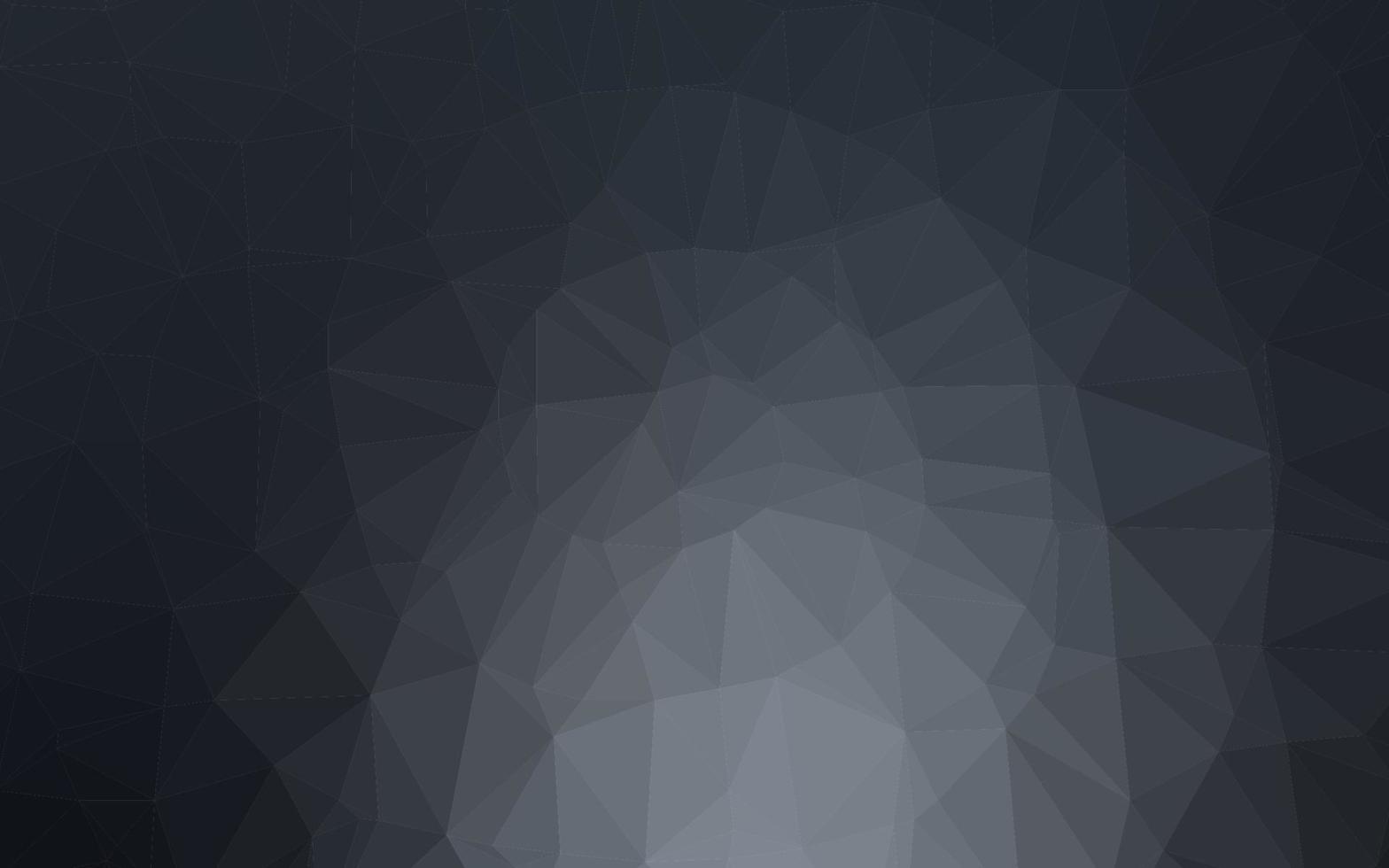 Dark BLUE vector polygon abstract background.