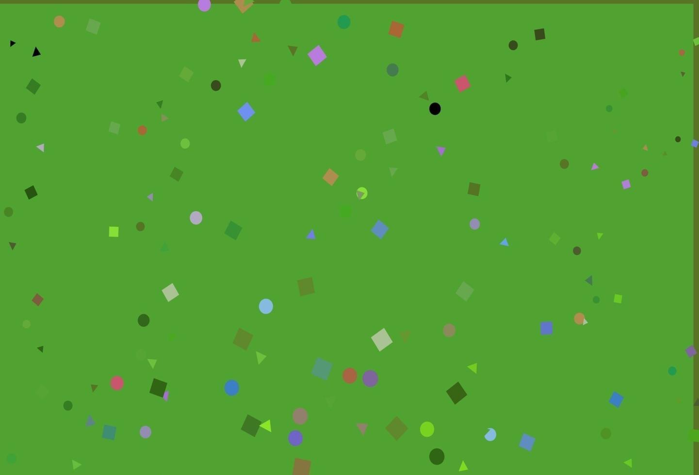 Light Multicolor, Rainbow vector texture in poly style with circles, cubes.