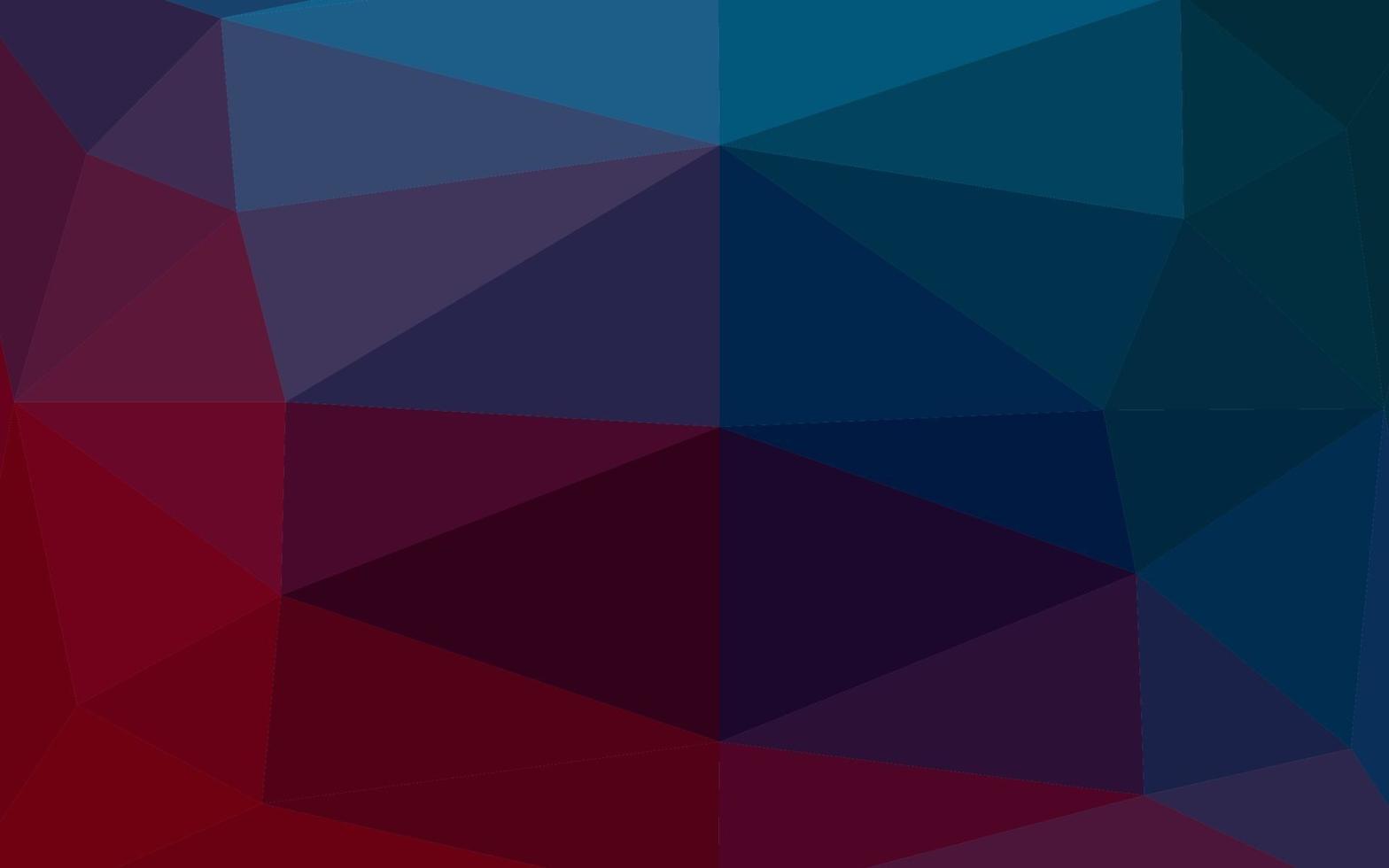 Dark Blue, Red vector shining triangular pattern.