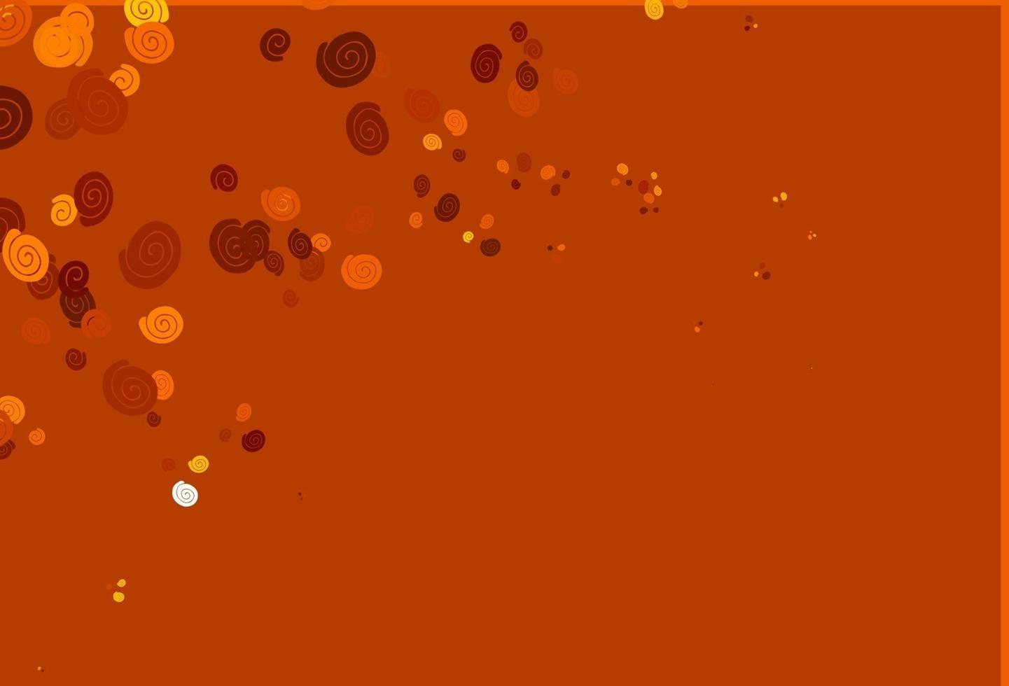 Light Orange vector template with abstract lines.