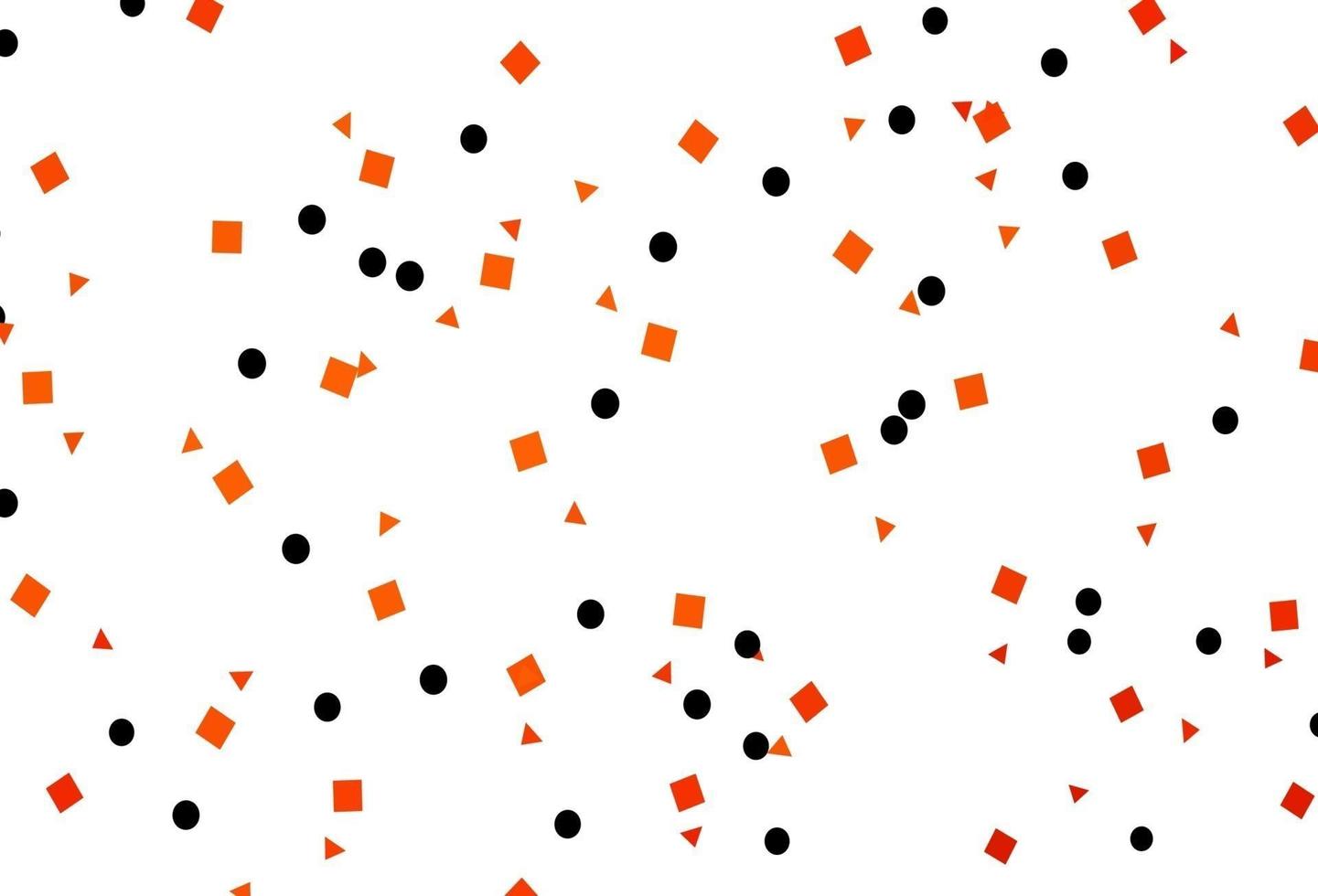 Light Orange vector pattern in polygonal style with circles.