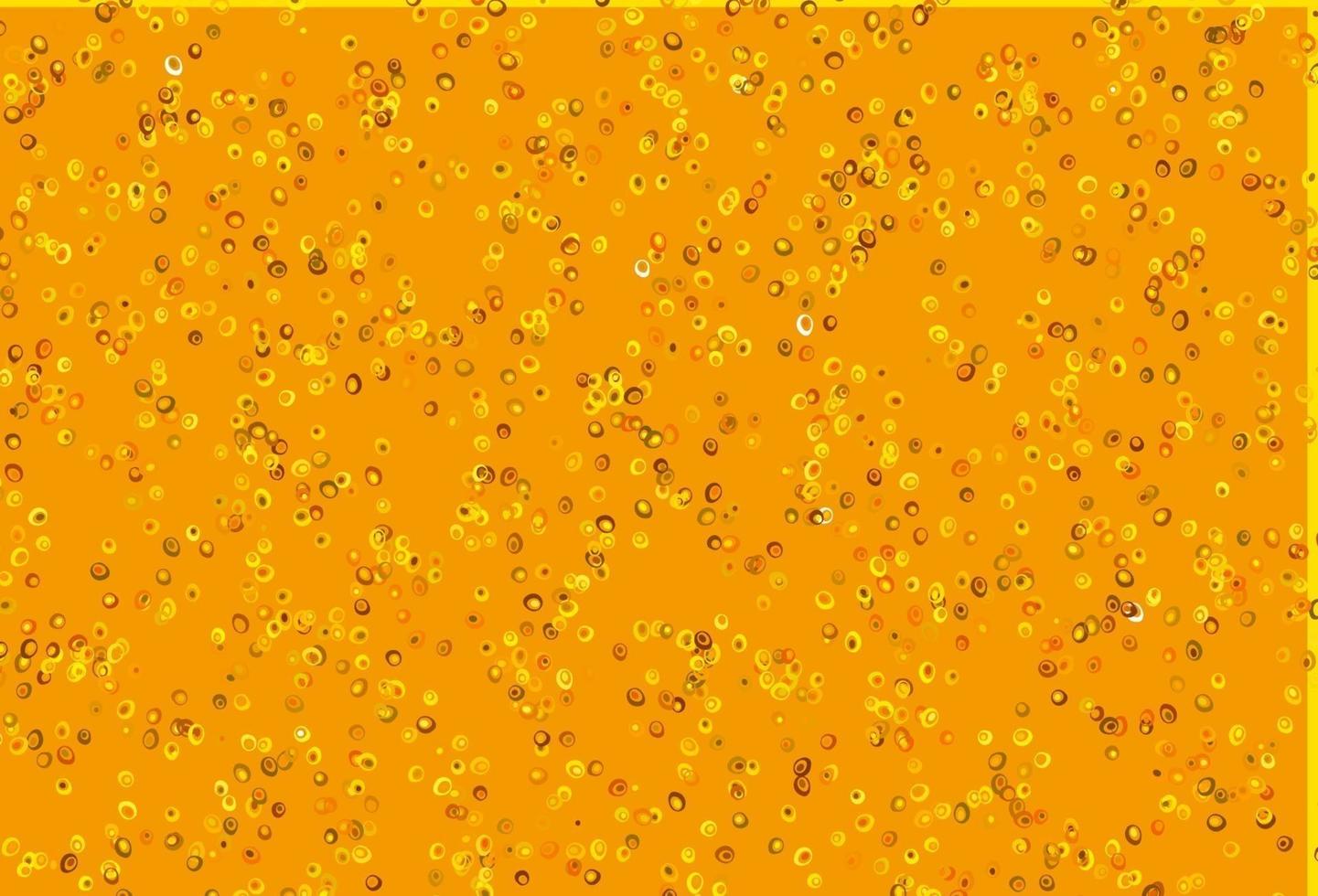 Light Orange vector background with bubbles. 12218404 Vector Art at