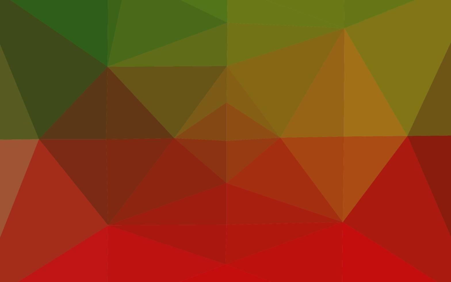 Telón de fondo de mosaico abstracto de vector verde claro, rojo.