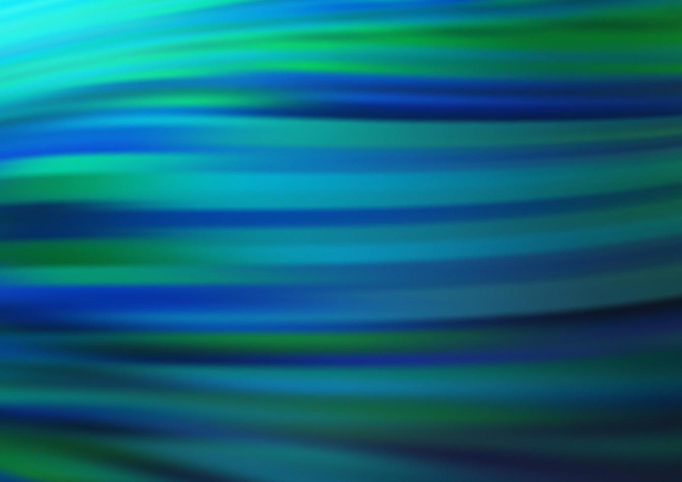 patrón de vector azul oscuro, verde con círculos curvos.