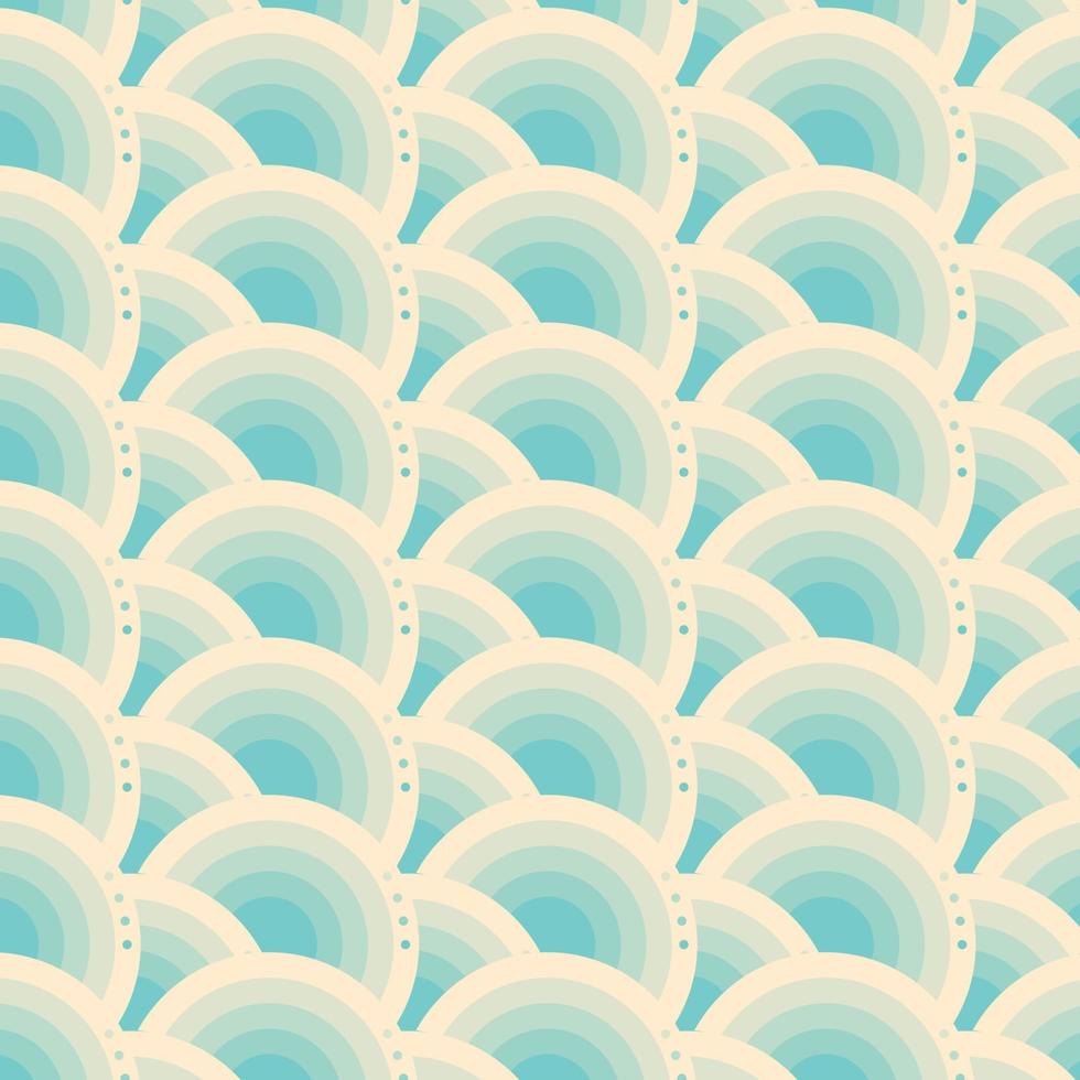 Abstract Background Pattern circle blue tone Vector illustration.