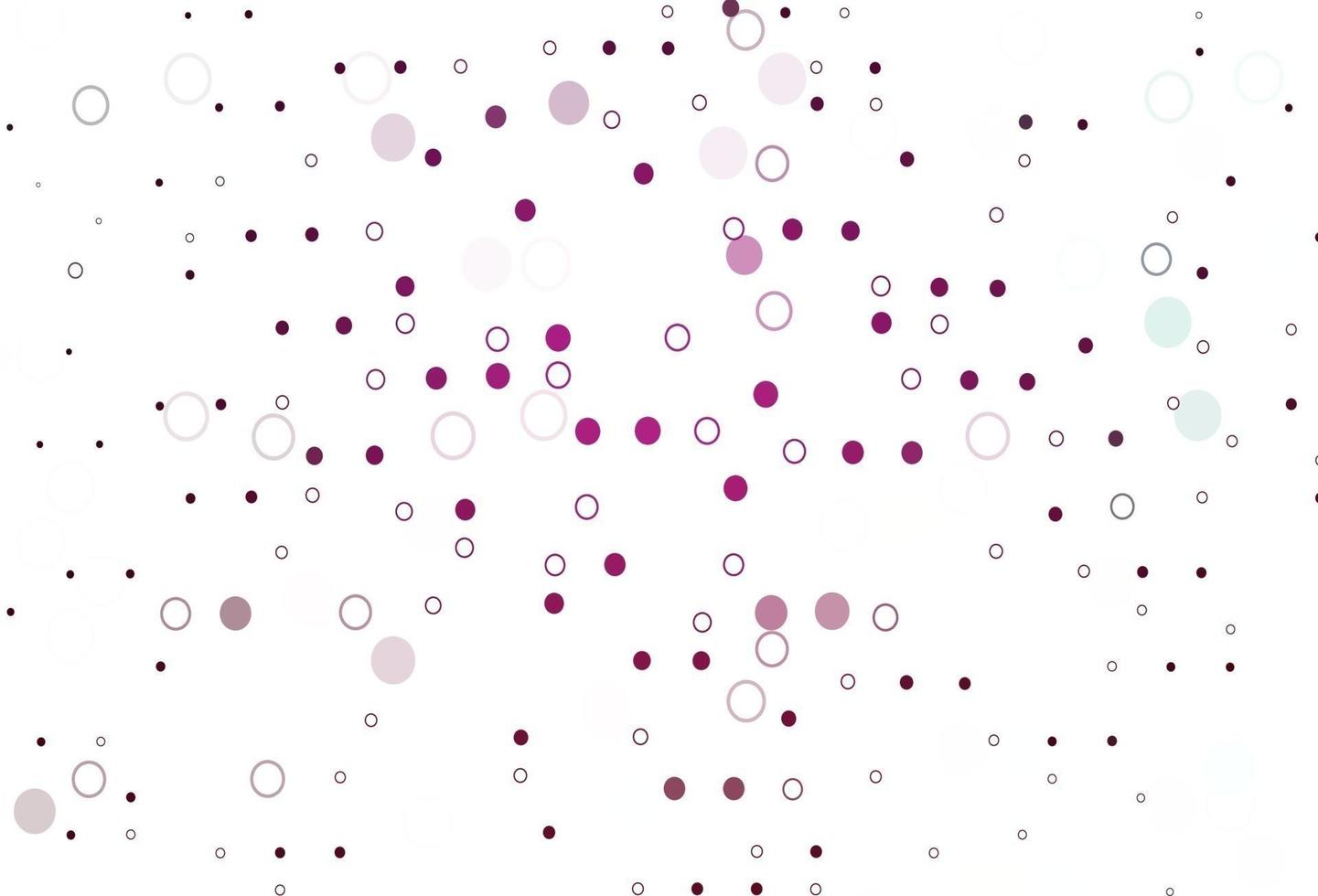 Light Pink vector texture with disks.