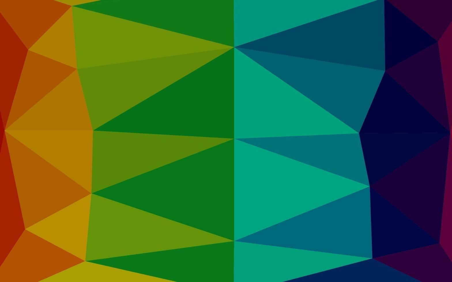 Light Multicolor, Rainbow vector low poly cover.
