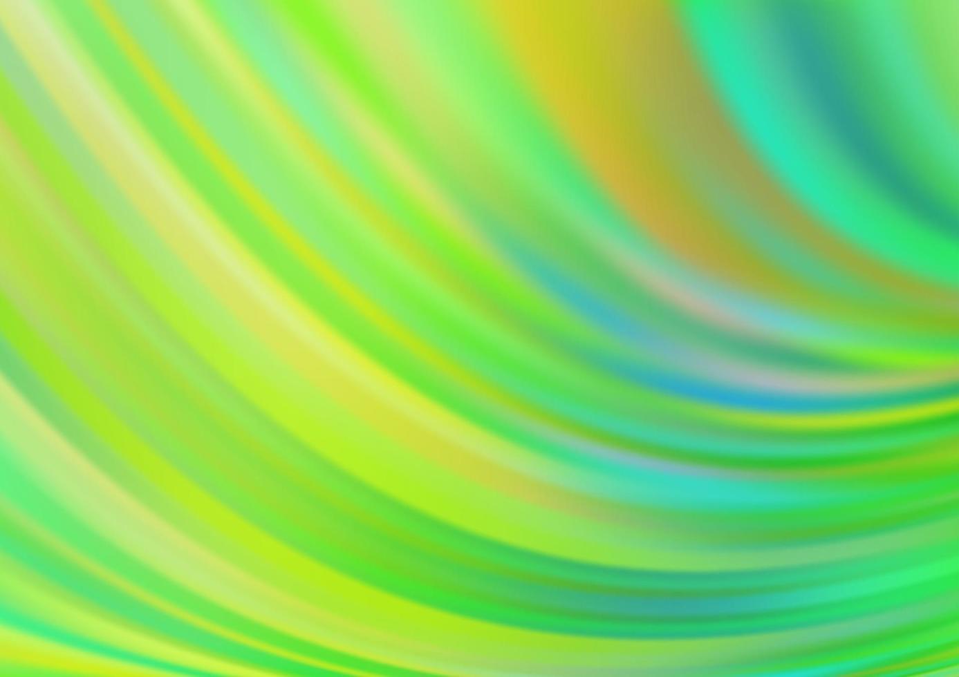 Light Blue, Green vector template with bent lines.