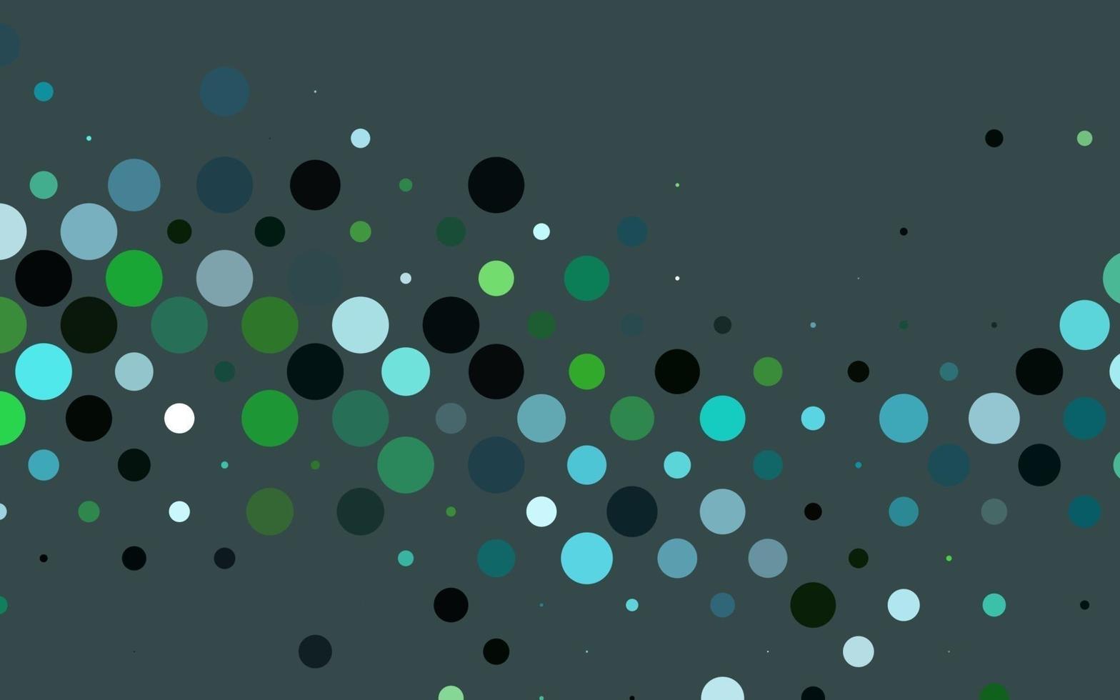 Light Blue, Green vector pattern with spheres.