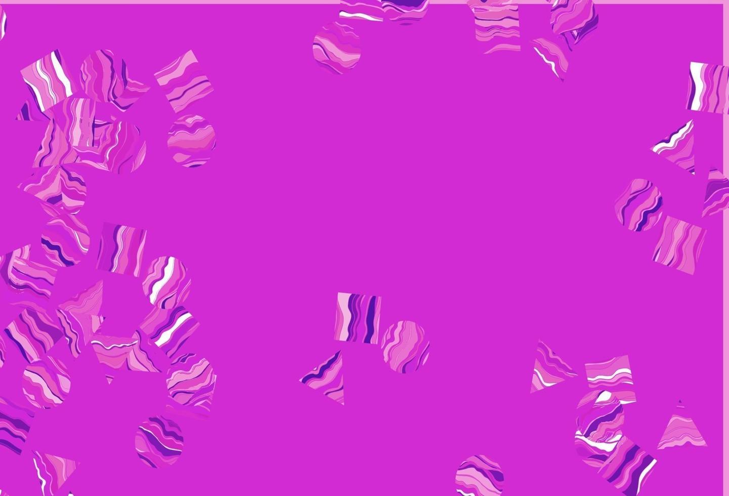 Light Pink vector layout with circles, lines, rectangles.