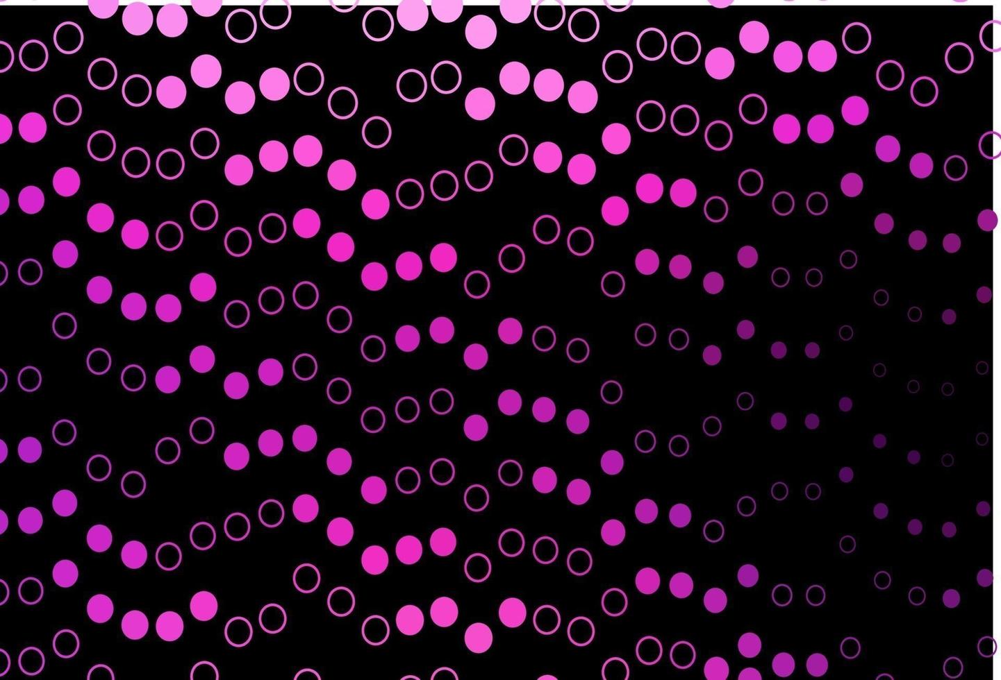 Dark Pink, Blue vector pattern with spheres.