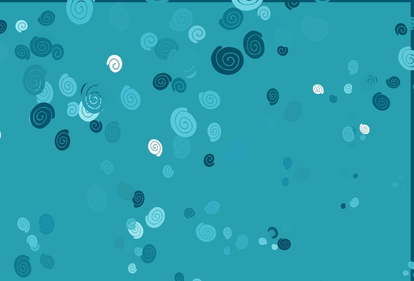 Light BLUE vector background with liquid shapes.
