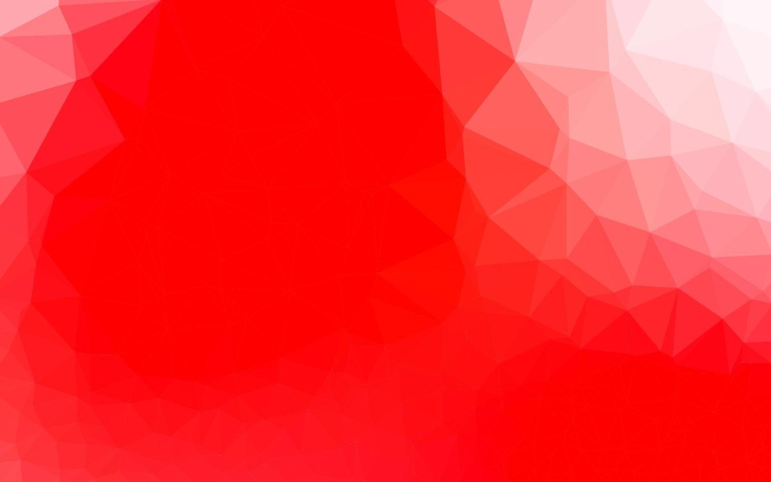 Light Red vector polygon abstract backdrop.