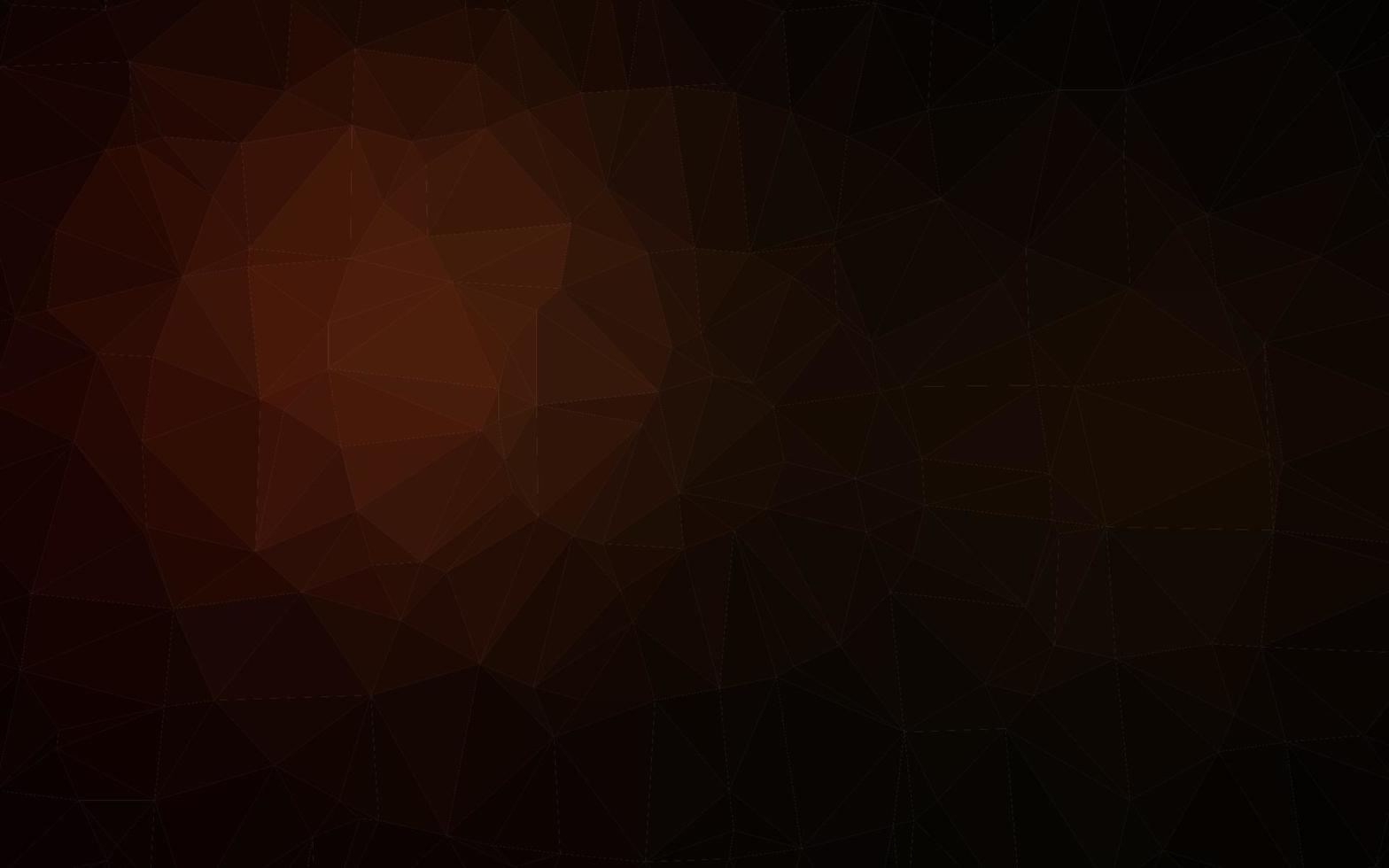 Dark Red vector abstract polygonal layout.