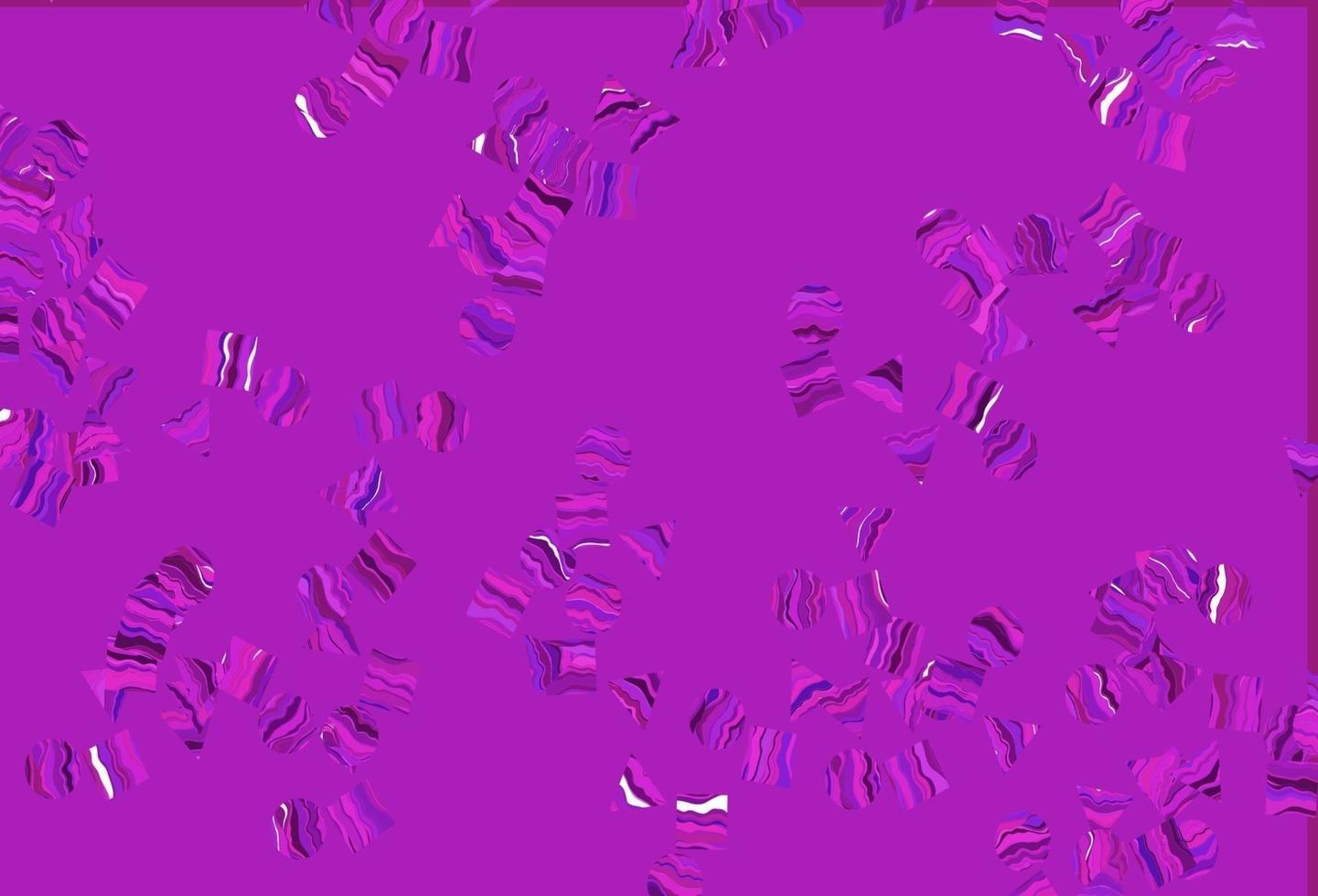 Light Pink, Blue vector backdrop with lines, circles, rhombus.