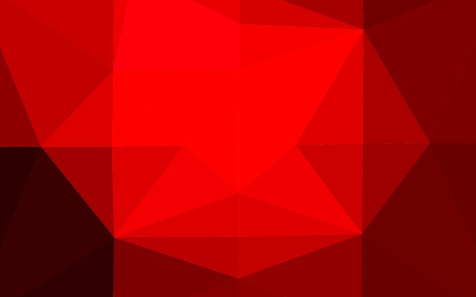 Light Red vector polygonal background.