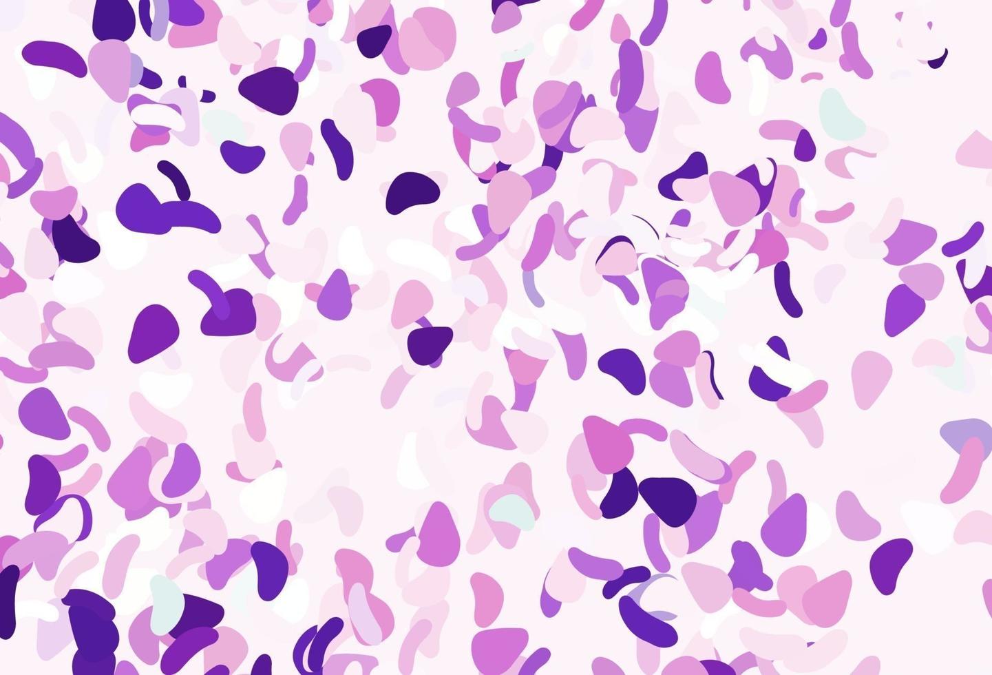 Light pink, blue vector texture with random forms.