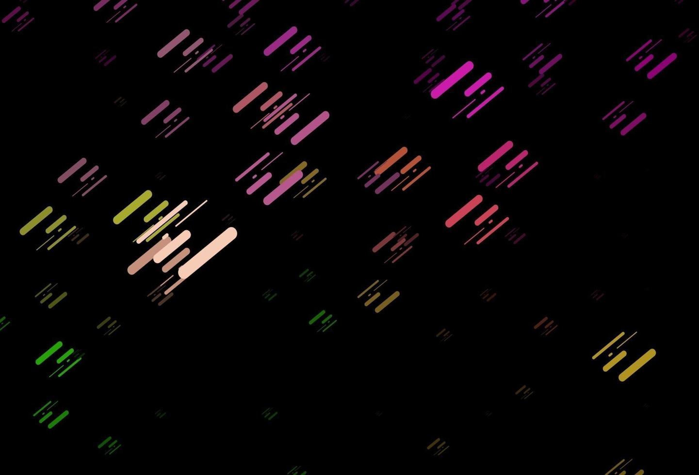 Dark Pink, Green vector pattern with narrow lines.