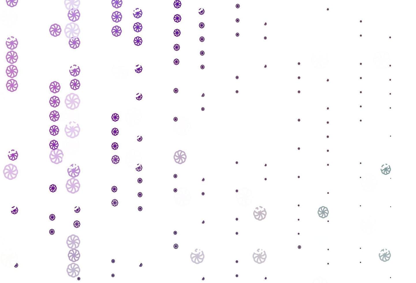 Light Purple vector layout with bright snowflakes.